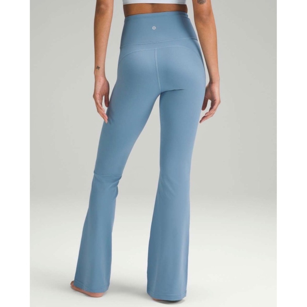 Lululemon‎ Groove Super-High-Rise Flared Pant Nulu Utility Blue